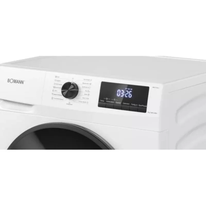 BOMANN WA 7175.1 širdelės formos vaflinė, 1300 W, balta/juoda