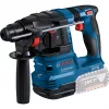 Bosch 18V Professional rinkinys: perforatorius GBH 18V-22 + gręžtuvas-suktuvas GSR 18V-45 (mėlyna/juoda, 2x Li-Ion akumuliatorius 4.0Ah, grąžtas, grąžtų rinkinys, įrankių krepšys) (0615V0003D)