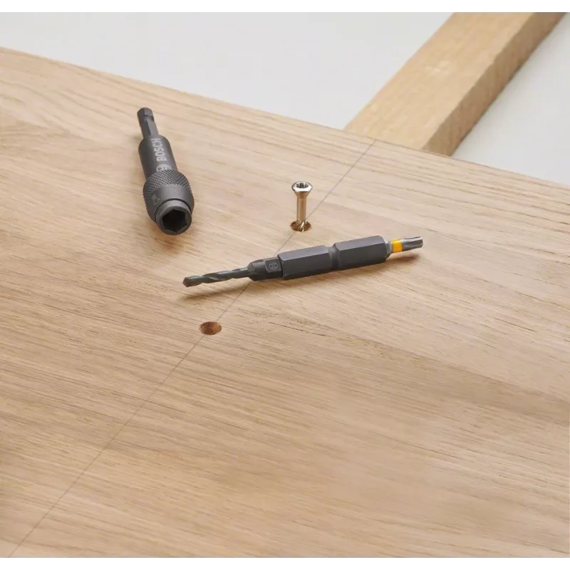 Bosch 2607002786 20 dalių atsuktuvų antgalių rinkinys su magnetiniu universaliu laikikliu, 25 mm S2 plieno antgaliai Phillips, Pozidriv, plokštiems, Torx, Hex