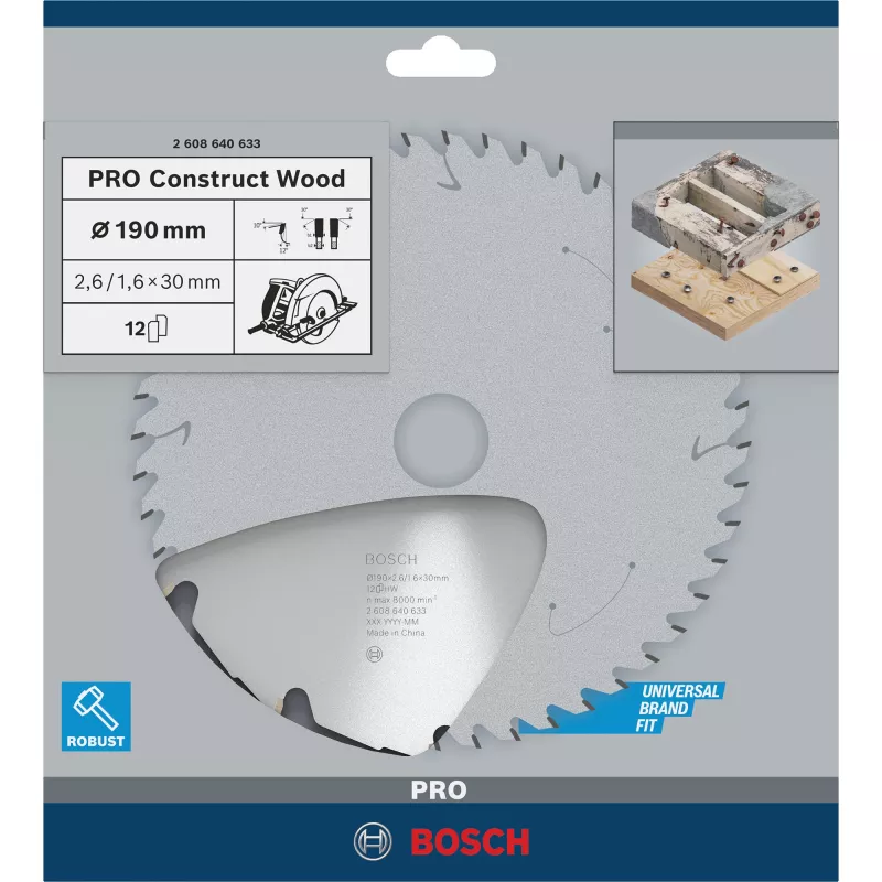 Bosch 2608640633 Expert for Wood pjūklo diskas medienai 305 mm 60 dantų