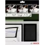 Bosch Accessories 2609256C47 rankinio šlifavimo popieriaus rinkinys, grūdėtumas 240, 400, 600, 230 mm x 280 mm, 3 lapai