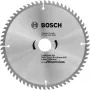 BOSCH aliuminio pjovimo diskas 210x30mm 64 dantys ECO