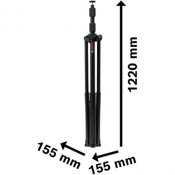 Bosch Construction Light Stand GLT 300-40 Professional (juodas, 5/8 colio sriegis M10) 06188000MT