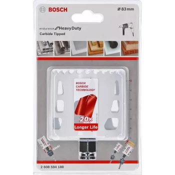 Bosch Endurance for Heavy Duty karbido vainikinis pjūklas 83 mm - suderinamas su Power Change Plus 2608594180