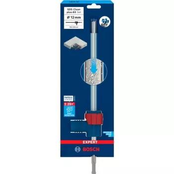 Bosch EXPERT SDS Clean plus-8X gręžtuvas su dulkių ištraukimu, Ø 12 mm, darbinis ilgis 200 mm