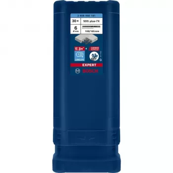 BOSCH EXPERT SDS plus-7X Gręžtuvas betonui 6mm 100mm darbinis ilgis 30 vnt. rinkinys