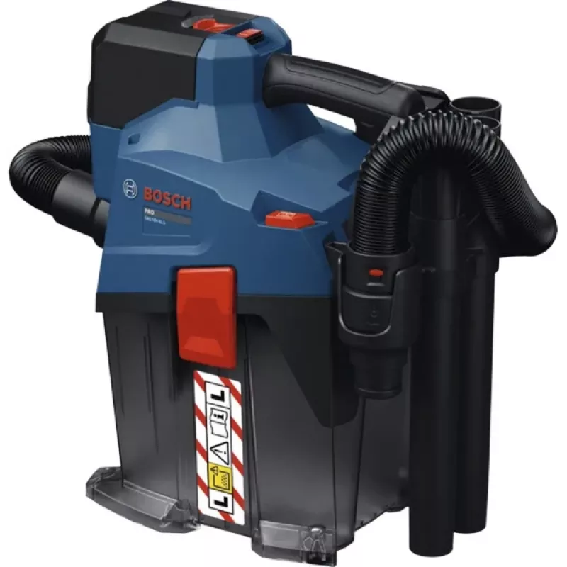 BOSCH GAS 18V-6LS Belaidis dulkių siurblys (mėlynas/juodas, be akumuliatoriaus ir įkroviklio)
