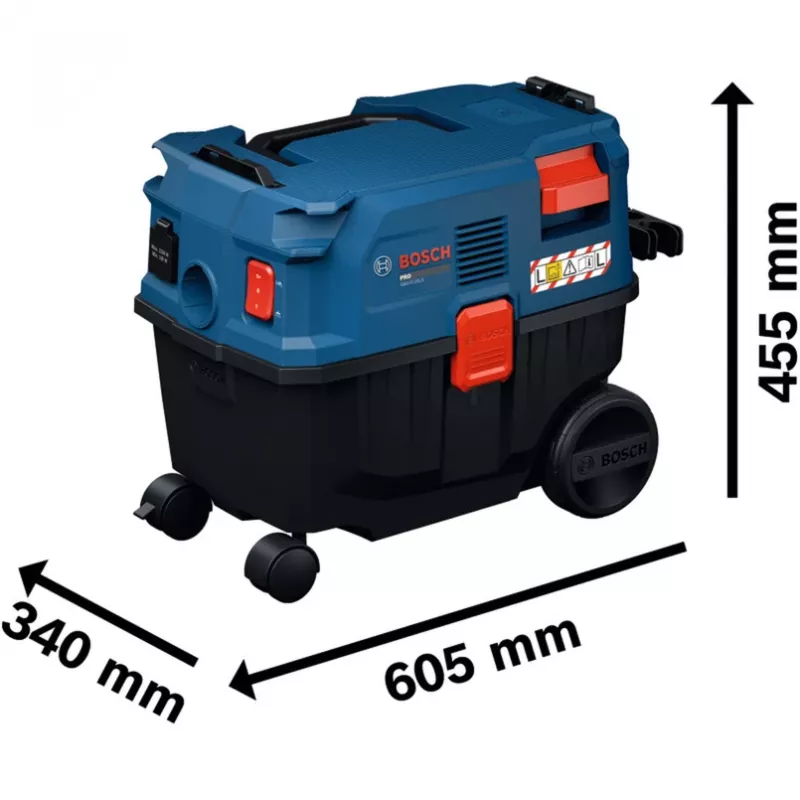 Bosch GAS12-25LS Šlapio ir sauso valymo siurblys 1250 W 25 L