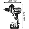 Bosch GSB 18V-110 C Professional 18V belaidis smūginis gręžtuvas-suktuvas (tik įrankis, mėlynas/juodas)