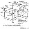 Bosch HBF113BR1S įmontuojama elektrinė orkaitė, 66L, nerūdijantis plienas