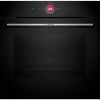 Bosch HBG7341B1 Series 8 įmontuojama elektrinė orkaitė, 71 l, pirolizinis valymas, juoda, 60 cm