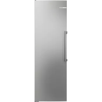 Bosch KSN36AICM laisvai pastatomas šaldytuvas su šaldikliu, 302 l, NoFrost, Inox-look, energijos klasė C