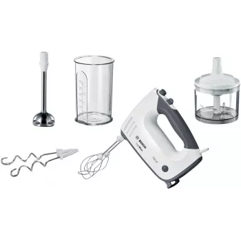 Bosch MFQ37480 ErgoMixx rankinis plaktuvas, 750 W, baltas/pilkas