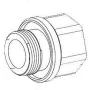 Bosch MIC Series M25 – 3/4 colio NPT kabelių adapteris (MIC-M25XNPT34)