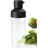 Bosch MMZV0BT1 ToGo butelis 500 ml Tritan, juodas/permatomas, VitaPower blenderiams