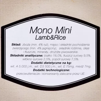 Bosch Mono Mini Ėriena ir Ryžiai Pusdrėgnas Šunų Maistas 0,9 kg