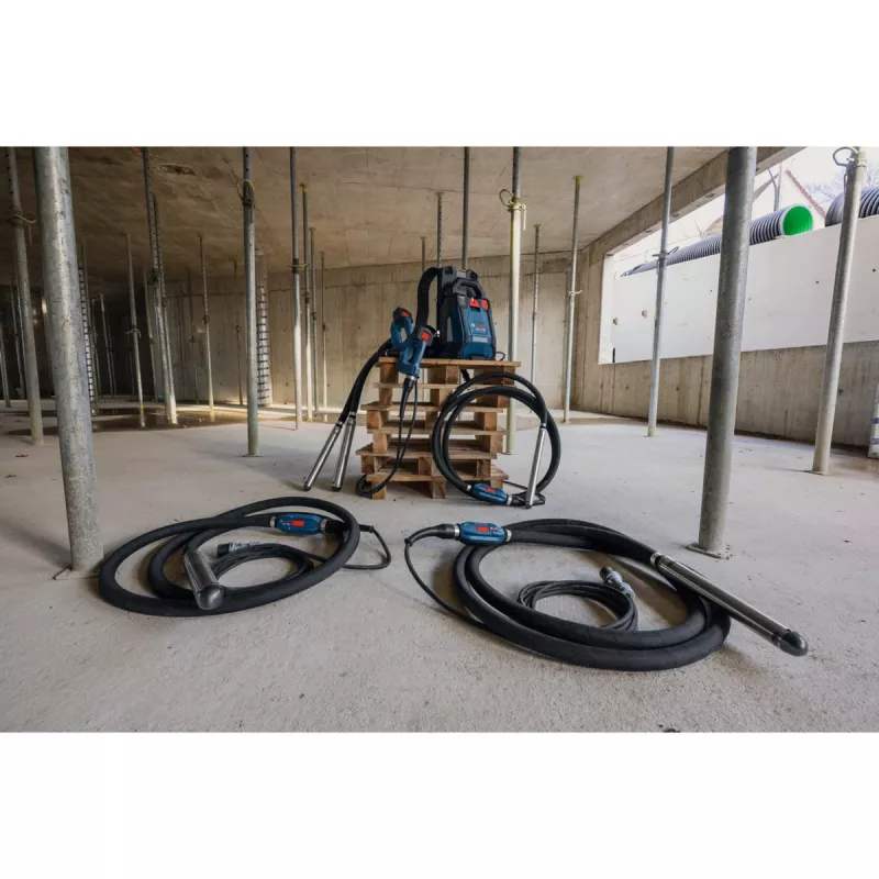 BOSCH Power Tools Nešiojimo Sistema GBP100 (Juoda, skirta GCF 18V-50 Professional belaidžiam betono vibratoriui)