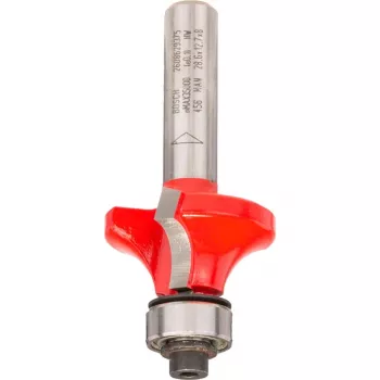Bosch Power Tools Expert for Wood Roundover frezos antgalis, spindulys 7,9 mm, 8 mm kotas, dviejų ašmenų, su kreipiamuoju rutuliniu guoliu