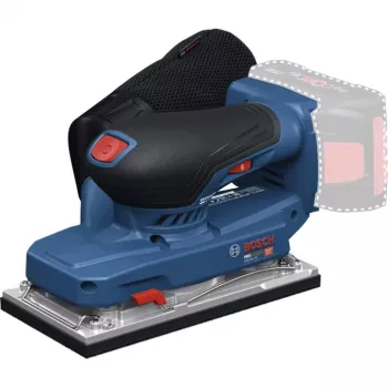 BOSCH POWERTOOLS GSS 18V-18 Professional Solo belaidis orbitinis šlifuoklis, 18V (mėlynas/juodas, be akumuliatoriaus ir įkroviklio, L-BOXX dėkle)