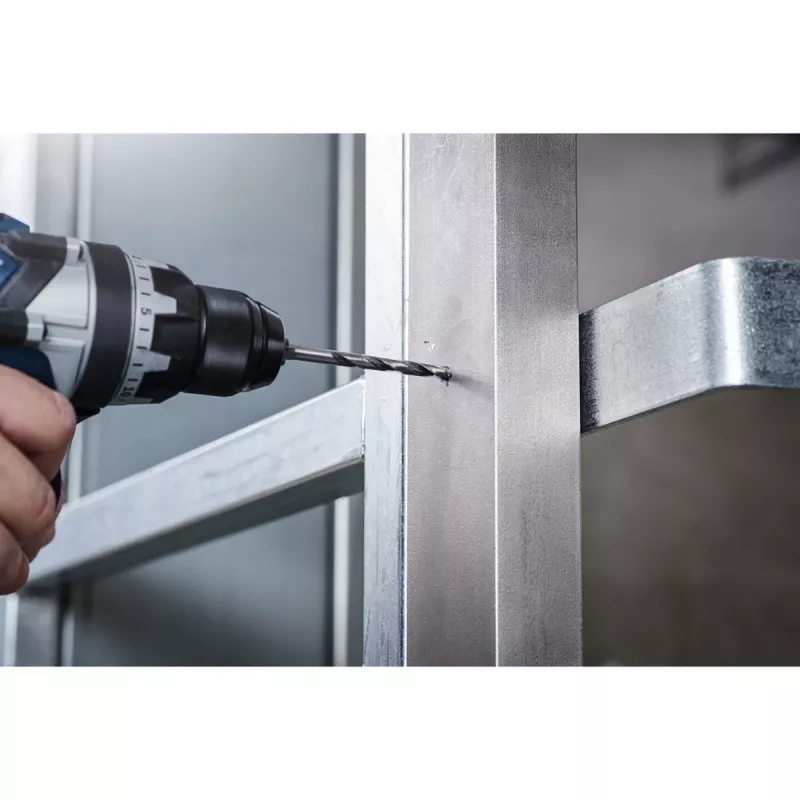 Bosch PowerTools HSS PointTeQ Hex Twist Grąžtas, 6 mm, 10 vnt., Darbinis Ilgis 57 mm