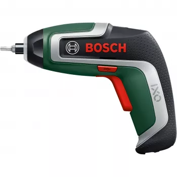 BOSCH Powertools IXO 7 Anniversary Set 3,6V belaidis atsuktuvas (Žalia/Juoda, Li-Ion 2.0Ah, antgalių rinkinys, sėklų rutuliukai, dėžutė)