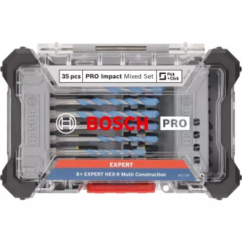 Bosch PRO Impact and Multi Set 35 dalių atsuktuvų antgalių rinkinys 2608521U82