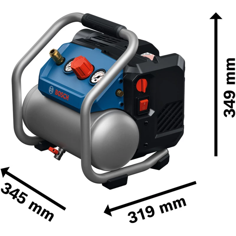 Bosch Professional GKO 18V-51 belaidis oro kompresorius (mėlyna/sidabrinė)