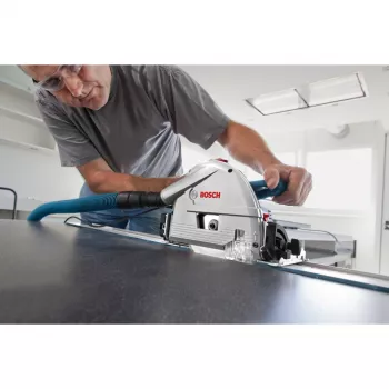 Bosch Professional GKT 55 GCE Plunge Saw su FSN 1400 kreipiamąja bėgeliu, 1400 W, mėlynas, L-BOXX