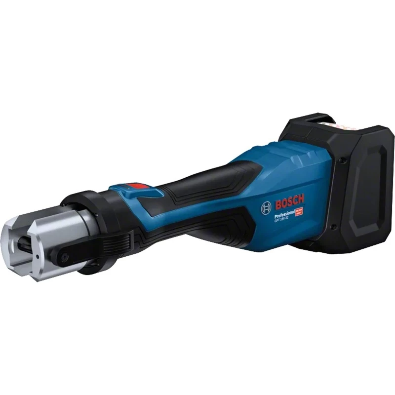 Bosch Professional GPT 18V-32 belaidis presavimo įrankis, Solo versija, Kit TH, 18V, mėlynas, be akumuliatoriaus ir įkroviklio, 3 standartiniai TH presavimo nasrai, L-BOXX dėkle