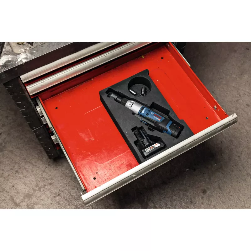 BOSCH Professional GRC 12V-60 3/8 SN akumuliatorinis reketinis veržliaraktis, 3/8 colio kvadratas, 60 Nm, 12V, mėlynas/juodas (be akumuliatoriaus)
