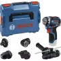 Bosch Professional GSR 12V-32 FC Akumuliatorinis Gręžtuvas-Suktuvas 12V (Mėlyna/Juoda, Komplektas be Akumuliatoriaus, 5 Adapteriai, L-BOXX)
