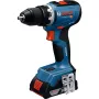 BOSCH Professional GSR 18V-65 belaidis gręžtuvas-suktuvas, bešepetėlis, 2x 5.0 Ah Li-Ion, L-BOXX, rankinių įrankių rinkinys