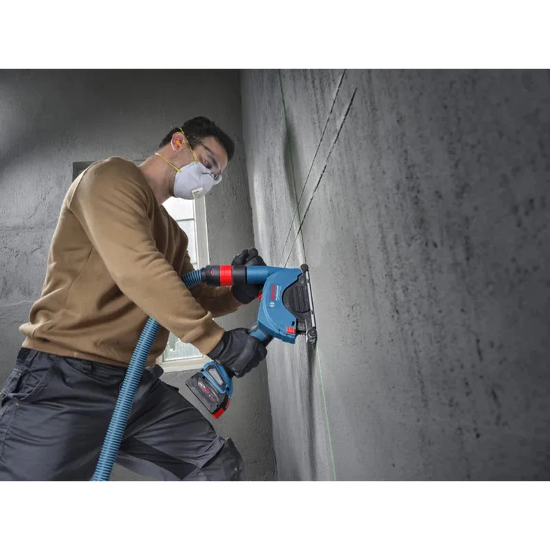 BOSCH Professional GWS 18V-11PS belaidis kampinis šlifuoklis 125mm 18V Solo (be akumuliatoriaus) L-BOXX dėkle