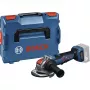 BOSCH Professional GWS 18V-11PS belaidis kampinis šlifuoklis 125mm 18V Solo (be akumuliatoriaus) L-BOXX dėkle
