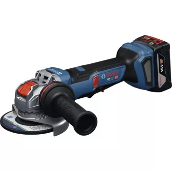 Bosch Professional GWX 18V-11PS akumuliatorinis kampinis šlifuoklis Solo, 18V, 125mm, X-LOCK, mėlynas/juodas, be akumuliatoriaus ir įkroviklio
