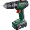 BOSCH UniversalImpact 18V belaidis smūginis gręžtuvas (žalia/juoda, 2x1.5Ah Li-Ion, 241 dalies rinkinys)