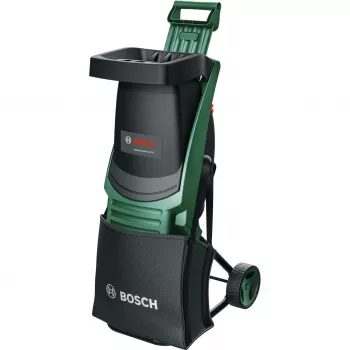 BOSCH UniversalShredder Cordless Garden Shredder, 36V (2x18V-25), 2x 4.0Ah Li-Ion Batteries, Green/Black, POWER FOR ALL ALLIANCE