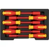 Bosch VDE izoliuotų atsuktuvų rinkinys 1600A02NF3, 7 dalių, plokšti/Phillips/Pozidriv, 1000V, IEC 60900