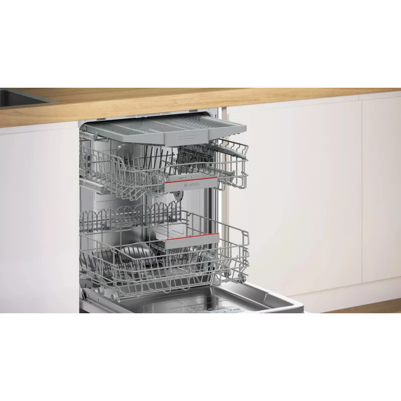Bosch skalbimo mašina SMV6ZCX27E, 9 kg, 1400 aps./min., balta