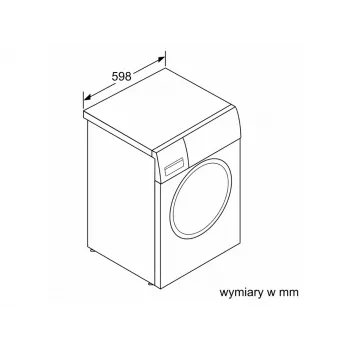 BOSCH WGG254ZGPL 9 kg priekinio pakrovimo skalbimo mašina su i-DOS ir Home Connect