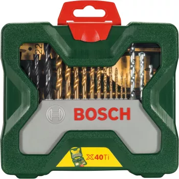 Bosch X-Line TiN 40 dalių universalus grąžtų ir atsuktuvų antgalių rinkinys 2607019600