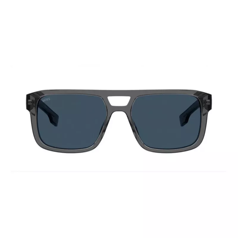 BOSS BOSS1648SKB7 Akinių nuo saulės Havana Rudi Kvadratiniai Acetatas Vyrams