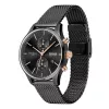 BOSS Hero vyrų kvarcinis chronografinis laikrodis 1513811 42 mm nerūdijantis plienas mėlynas ciferblatas