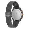 BOSS Hero vyrų kvarcinis chronografinis laikrodis 1513811 42 mm nerūdijantis plienas mėlynas ciferblatas