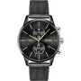BOSS Hero vyrų kvarcinis chronografinis laikrodis 1513811 42 mm nerūdijantis plienas mėlynas ciferblatas