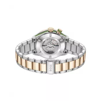 BOSS Vyriškas 1514181 Kvarcinis Chronografas 42mm Nerūdijantis Plienas Juodas Ciferblatas