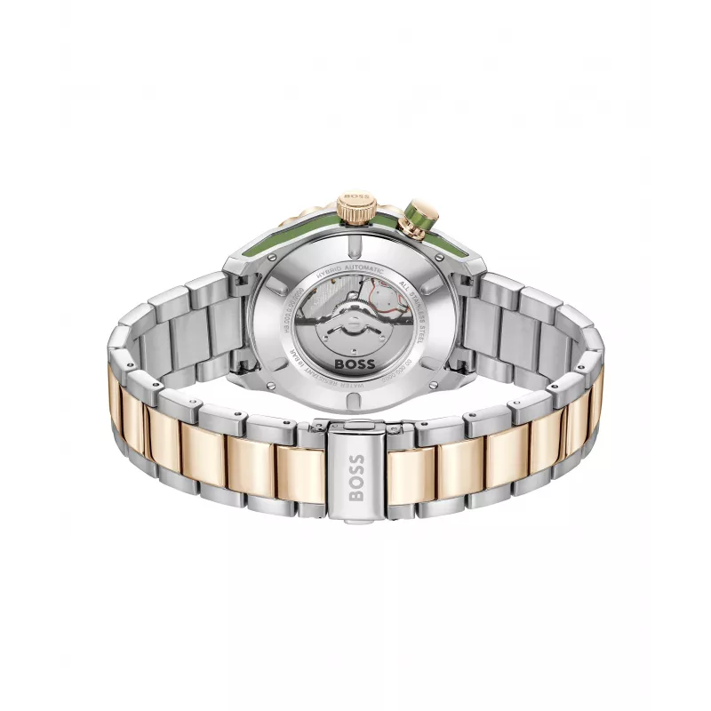 BOSS Vyriškas 1514181 Kvarcinis Chronografas 42mm Nerūdijantis Plienas Juodas Ciferblatas