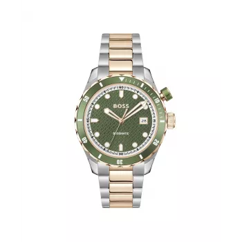 BOSS Vyriškas 1514181 Kvarcinis Chronografas 42mm Nerūdijantis Plienas Juodas Ciferblatas