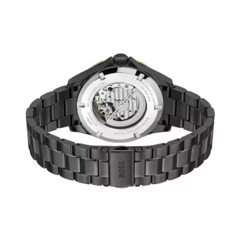 BOSS Vyriškas Chronografo Laikrodis 1514203 42mm Nerūdijantis Plienas Mėlynas Ciferblatas
