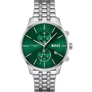 Vyriškas laikrodis BOSS Skymaster Chronograph 1513975 42mm nerūdijantis plienas mėlynas ciferblatas